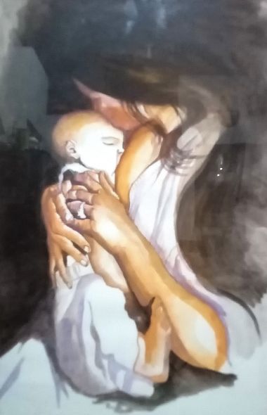 Mother and Child Breastfeed (2024) - Billy Abogadie II