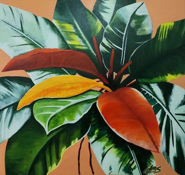 Philodendron Prince of Orange (2021) - Benedict Serrano
