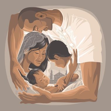Binyag (Pigment Ink on Fine Art Archival Paper) (2022) - Jojo Limpo