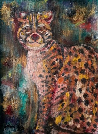 Endangered Visayan Leopard Cat (2024) - Kathleen Rose Sacluti