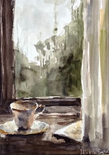 Indoors on a Rainy Day (2021) - Julianne Delmar