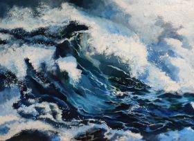Great Blue Wave (2022) - Jayesh Slash Almonte