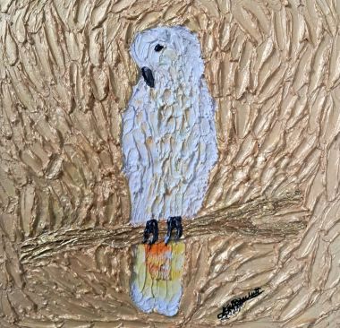 Endangered Katala (Philippine Cockatoo) (2024) - Kathleen Rose Sacluti
