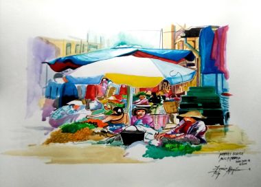 Market Scenes, Alicia Isabela (2025) - Billy Abogadie II