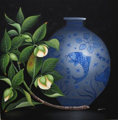 Blue Porcelain & Chinese Magnolias #1 (2017) - World Vision Philippines