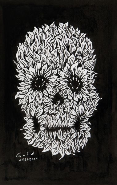 Skull 1 of Skull Triumvirate (2020) - Goldwynn Navarro