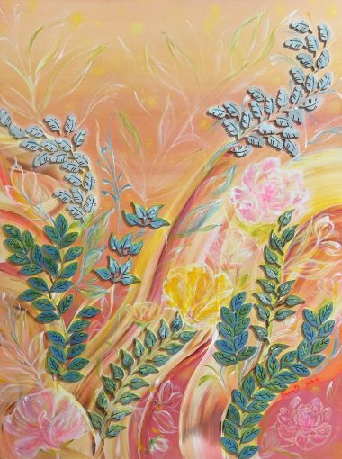 Garden Dreams: Sunset Glow (2024) - Irma Blanche Domingo
