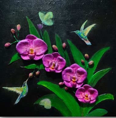Hummingbirds III (2024) - Christelle Arroyo