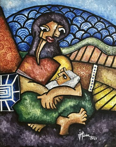 Mother and Child (Celestial Unity) (2023) - Joel "JOPAN" Panarigan