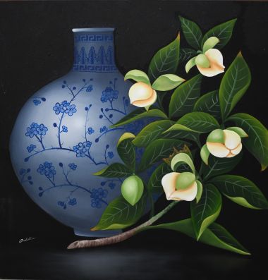 Blue Porcelain & Chinese Magnolias #2 (2017) - World Vision Philippines