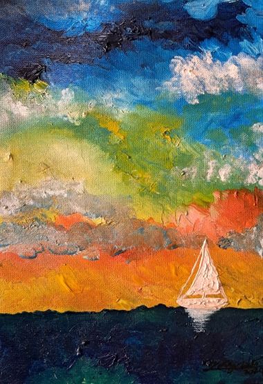 Colorful Sky and Sea (2024) - Kathleen Rose Sacluti