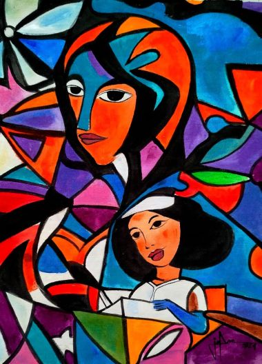 Mother and Child (Endless Embrace) (2024) - Joel "JOPAN" Panarigan