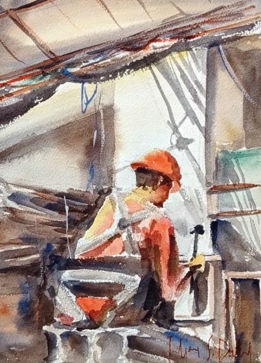 Construction Worker (2021) - Julianne Delmar
