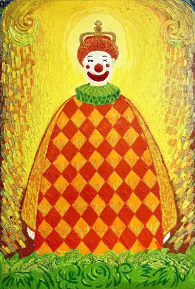 I Dreamed About Famous Clown Painting (2024) - Jun Mera
