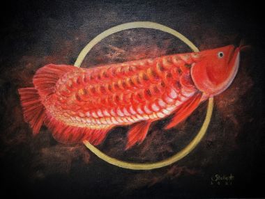 Chili Red Water Dragon II (2021) - Christelle Arroyo