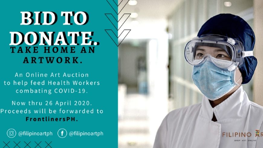 Feed Our Health Workers by Bidding; Take Home an Artwork