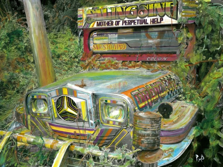 "Jeepney Busay Overtaken" by Peter Bruce