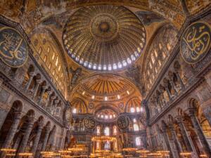 Interior of Hagia Sophia