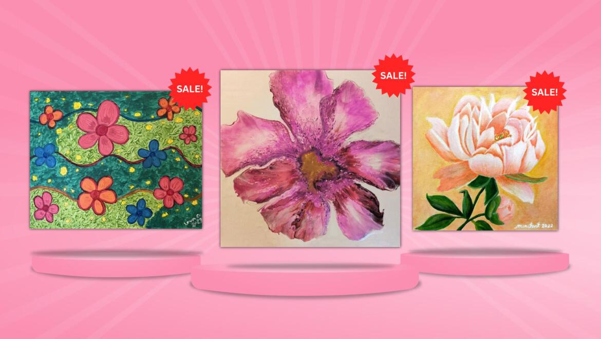 Gift Your Mom a Floral Painting on Mother’s Day 2024!