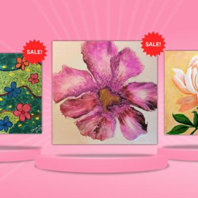 Gift Your Mom a Floral Painting on Mother’s Day 2024!