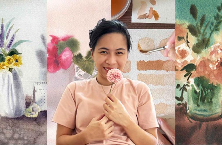 Bianca Luztre Likens Watercolor to Life: ‘It’s a Balance of Joy and Sorrow’
